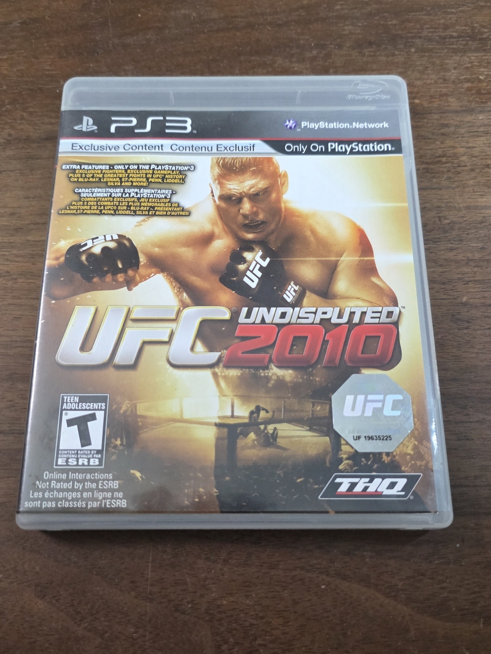 Sony PS3 UFC undisputed 2010 Game CIB
